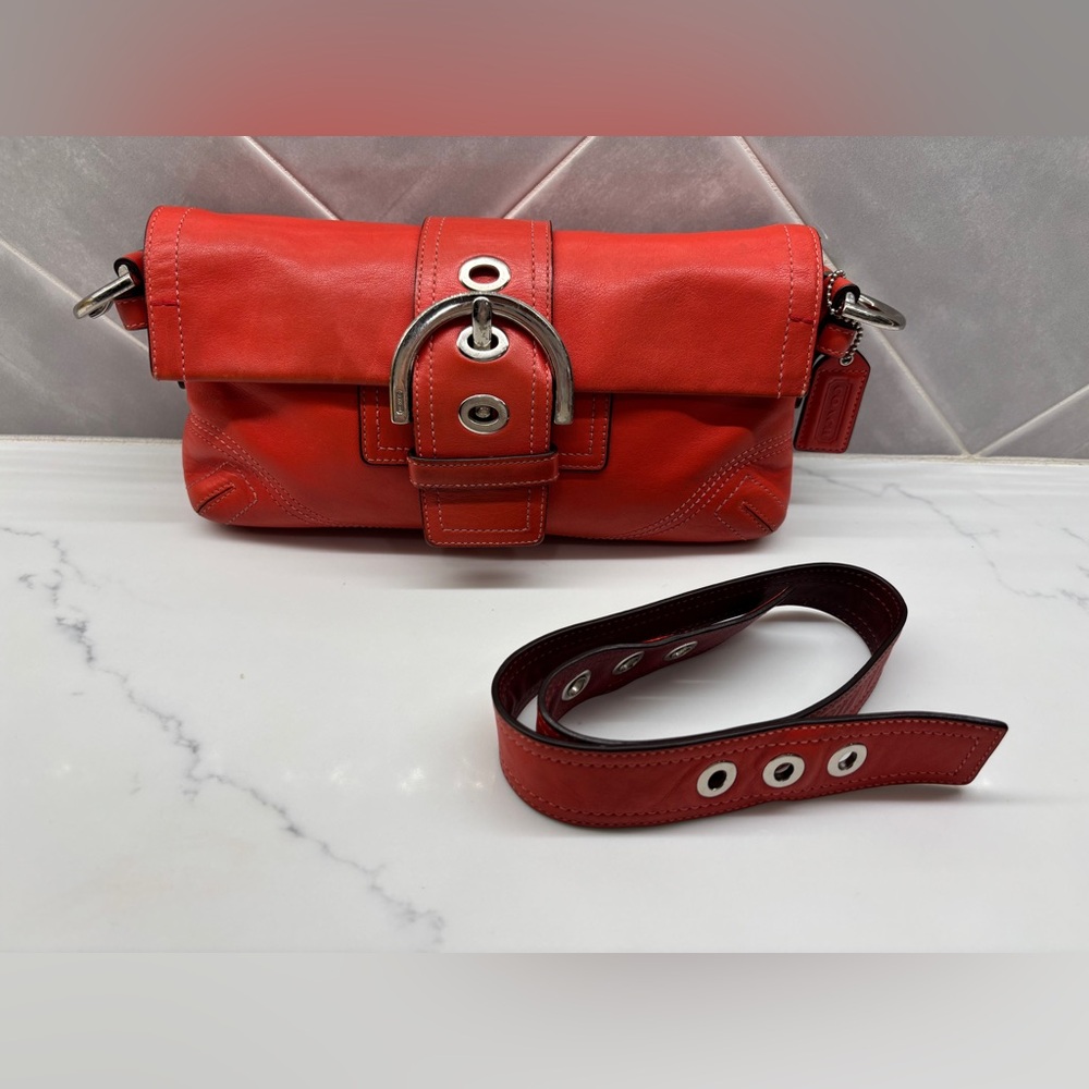 Coach Soho Buckle Flap Shoulder Bag (Style 8A05)